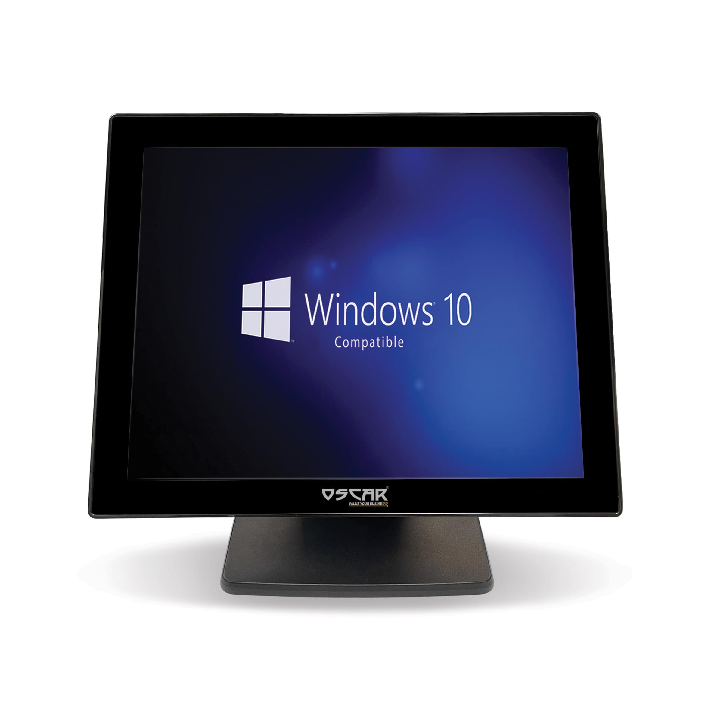 OSCAR Value Your Business CARDINAL PLUS Touchscreen Point of Sale POS Terminal Cashier Billing Machine CPU Intel Core i5 2.0 GHz, RAM 4GB, SSD 128GB, LED 15 Inch, Capacitive TouchPanel, Black Color