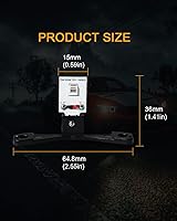 Vista 2 de Qasim módulo LED ojo de demonio DRL para lente de proyector, conversión DIY, ojo rojo demoníaco malvado - 2 paquete