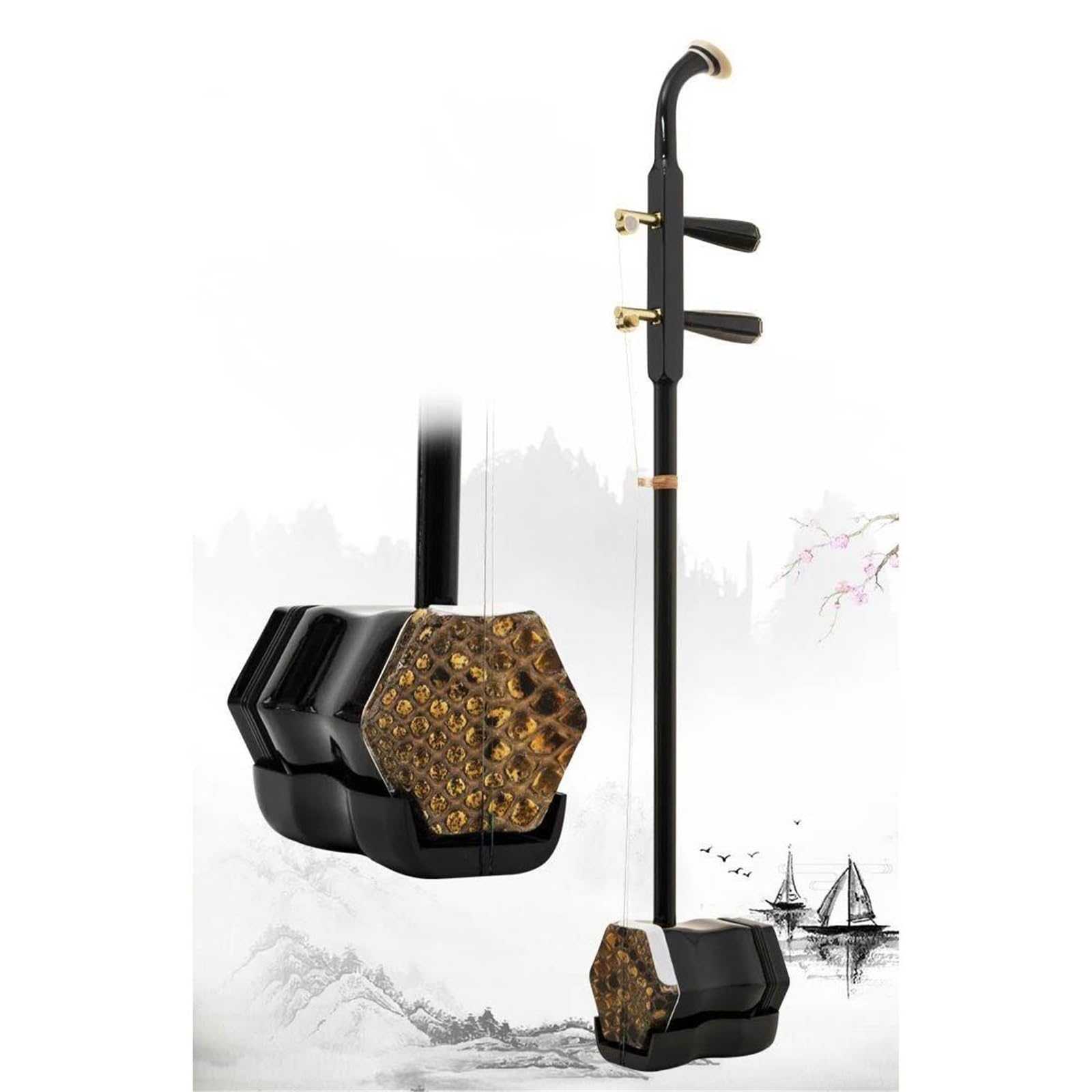 Erhu Erhu Suona Professionalmente Strumenti A Corda | La forma del tubo esagonale migliora la risonanza e la suonabilità.(Copper)