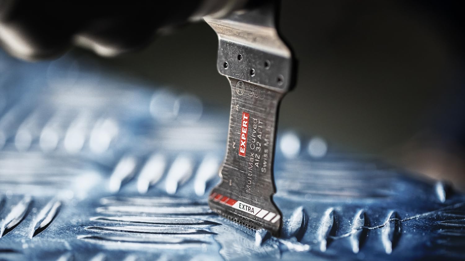 Bosch Professional 1 x Hojas de multiherramienta Expert MultiMax PAII 52 APIT, para Láminas de acero inoxidable, Anchura 52 mm, Accesorios Multiherramienta