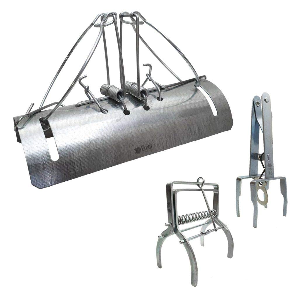 Elixir Gardens Mole Trap Tunnel/Duffus | 1-20 Quantities Available | Professional Quality & Heavy Duty | Fast & Humane Traps | x 4