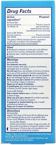 Miniatura 2 de Boiron Arnicare Gel 2.6 oz con Arnica Montana Pellets 80 ct Bluetube