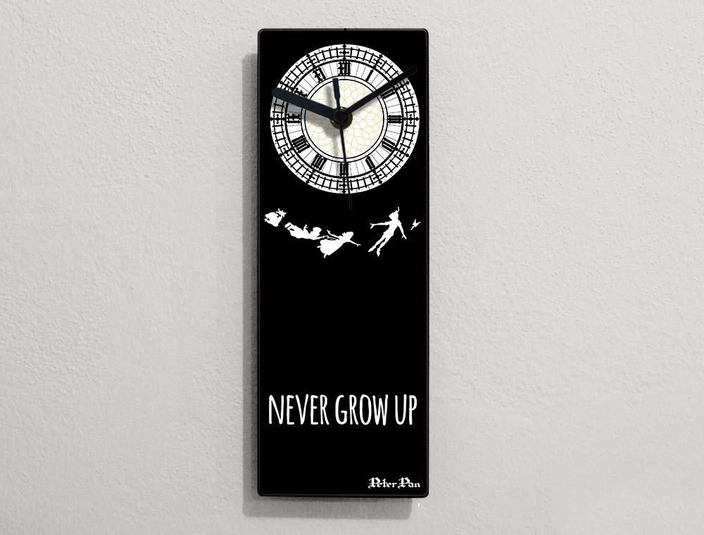 Peter Pan - Never grow up - Big Ben Wall Clock