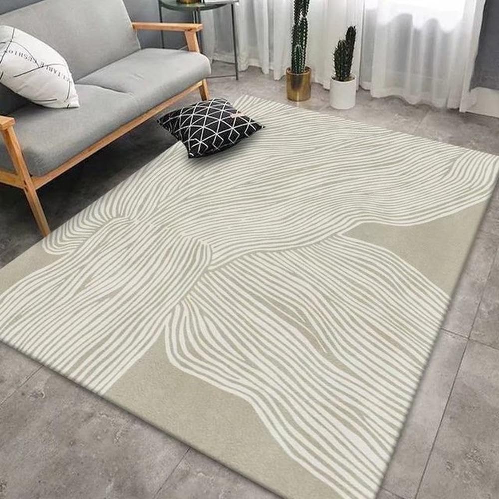 Tapis de salon moderne 200x300 cm grand tapis de canapé et chambre en flanelle