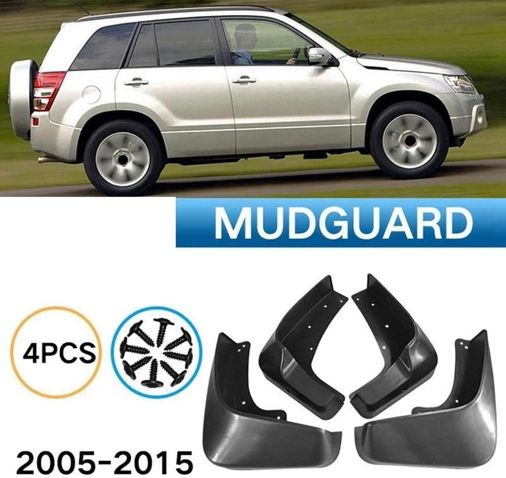 Auto Parts 4PCS Car Mudguard Mud Flaps Splash Mud Guard Fender for Suzuki Vitara 2005-2015 Car Accessories