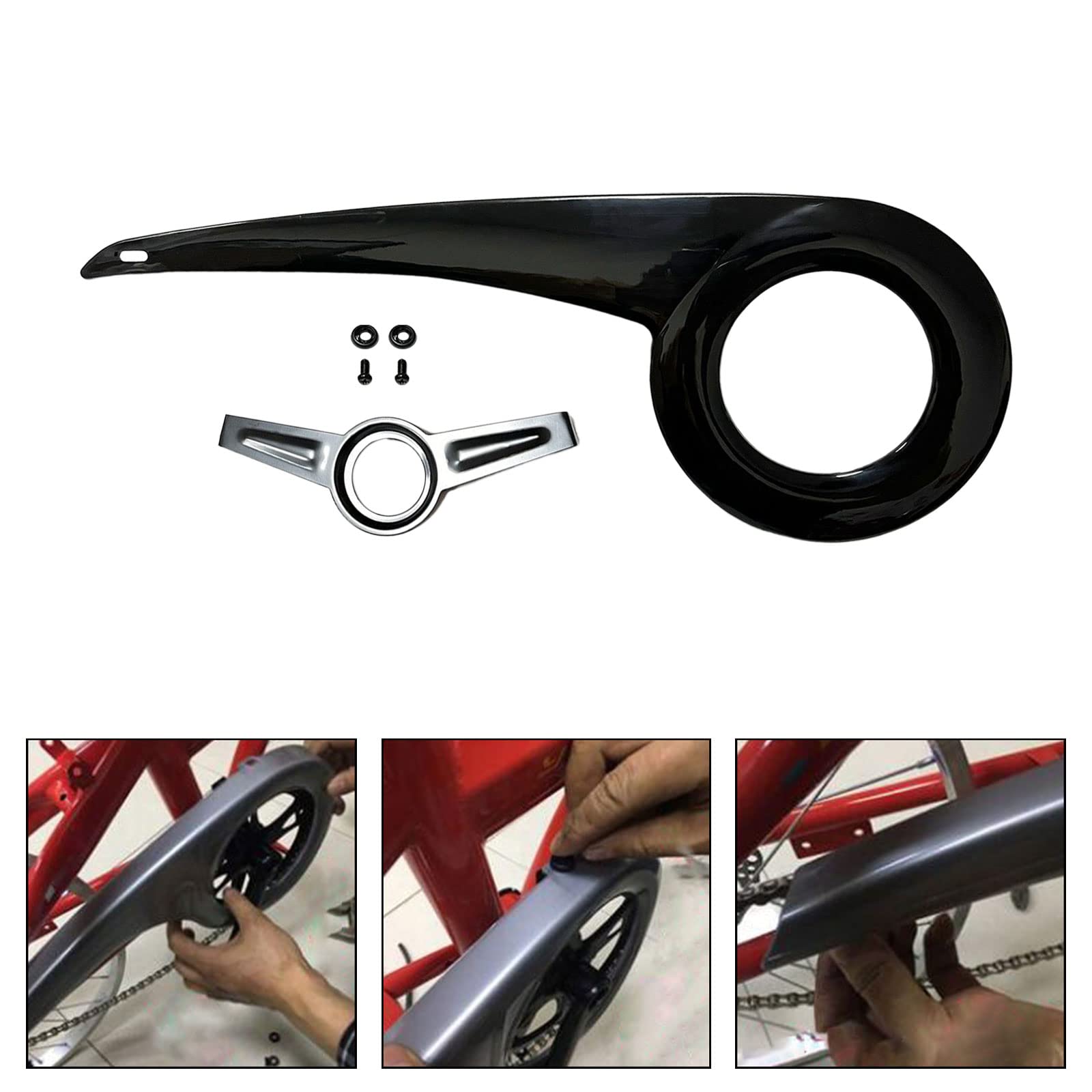 Copricatena Per Bici - Protezione Da Polvere E Olio | Per 38-40T | Leggero E Facile Da Montare