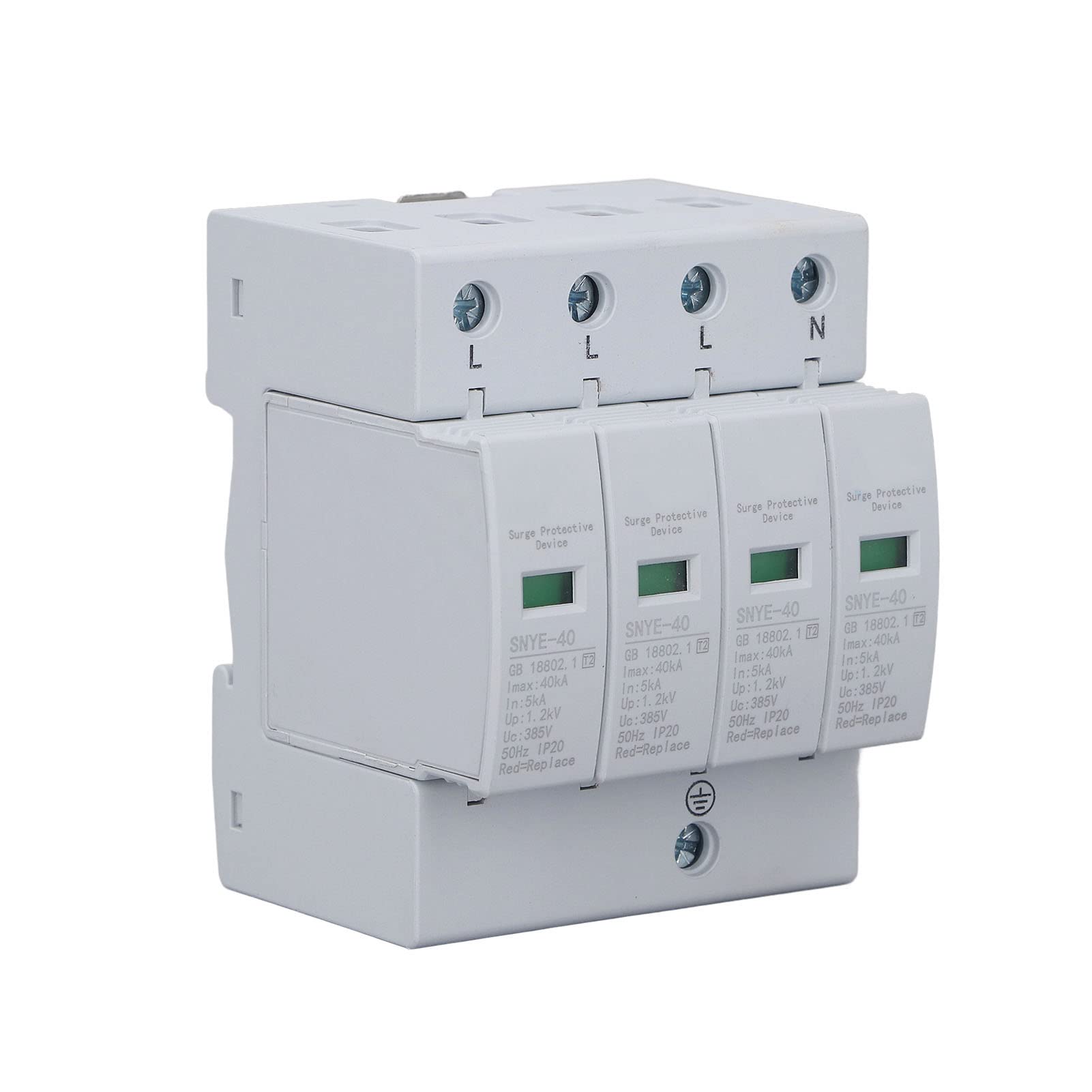 , Rail Mount Fault Indicator, Strong Load Capacity, Home Device with High Sensitivity (4P 385V)