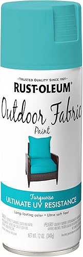 Rust-Oleum Specialty - Pintura de tela para exteriores, color turquesa, 12 onzas (paquete de 1)
