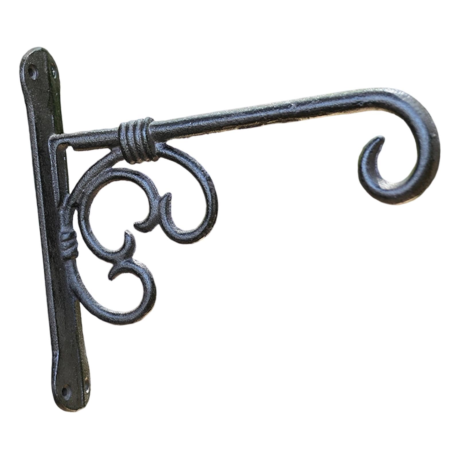 Gancio per Piante per Vasi Sospesi, Appendi Piante, Decorazione in Metallo, Appendi Mangiatoie per Uccelli, Montaggio a Parete, 25.5 Cm X 23.8 Cm