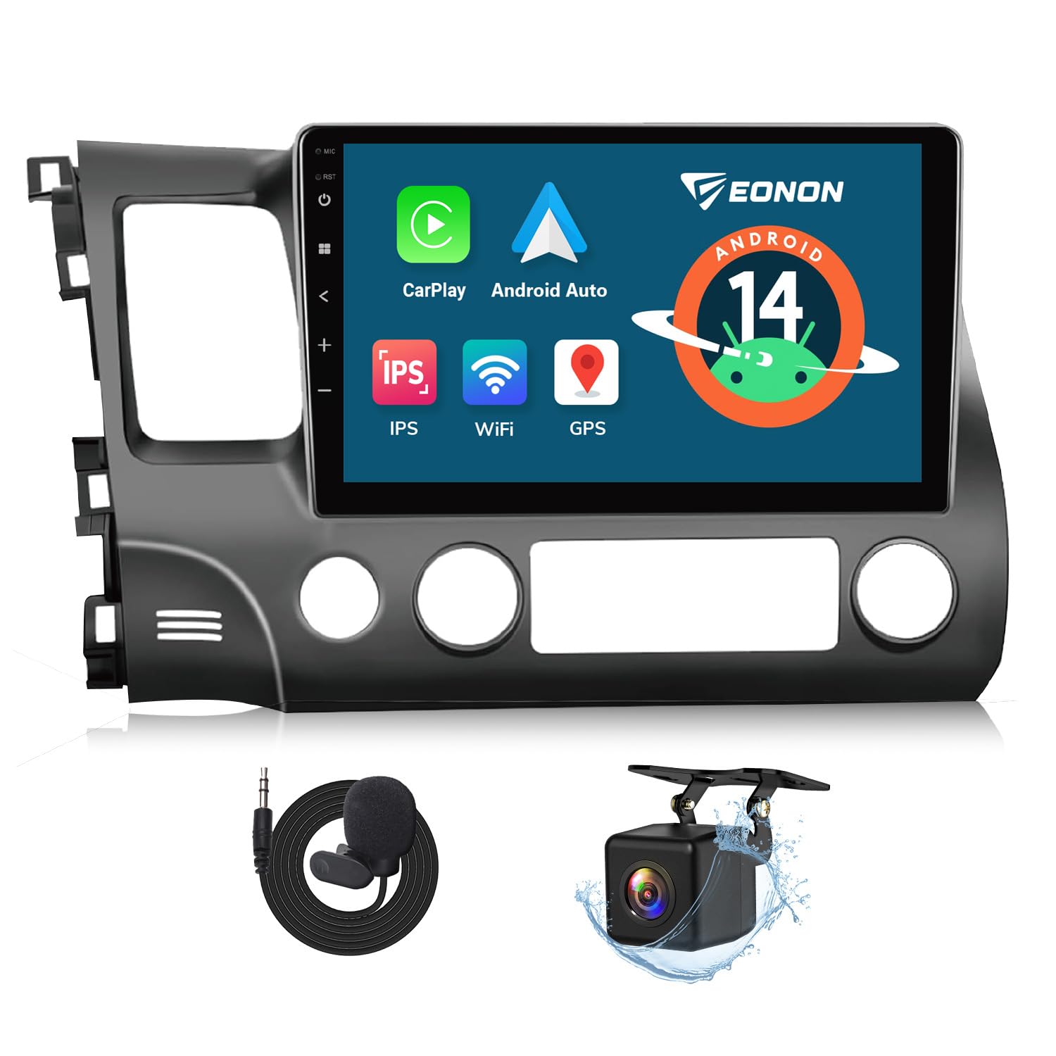Amazon.com: Eonon Android 14 Car Stereo for Honda Civic 2006-2011