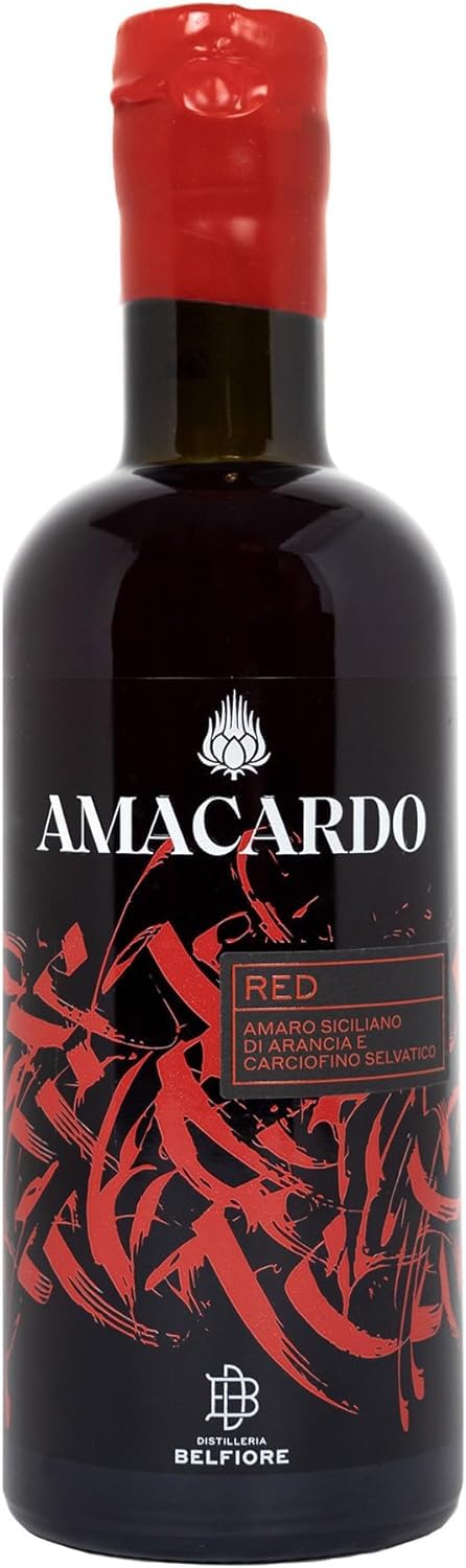 Amacardo Red - Amaro di Carciofino selvatico dell’Etna e Arancia Rossa di Sicilia by Nelson Sicily