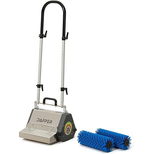 14" Counter-Rotating Brush (CRB) Carpet & Hard Floor Cleaning Machine – 450 RPM, Quiet 53 dBA, Compact 41 lb Commercial Scrubber – Ideal for Offices, Hotels & Small Spaces
