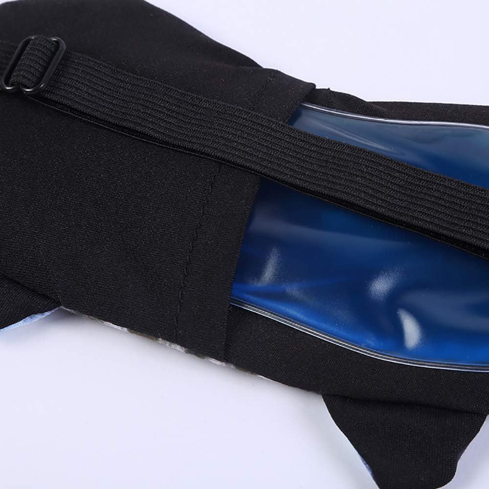 CASOTA Augenmaske for Schlafen, Schlafhilfe, Augenbinde, 4 Stile, blockiert Licht mit Gel, for Entspannen und Reisen an Bord von Zug oder Flugzeug (Stil 2) (Farbe: Weiß, Größe: Stil 3)