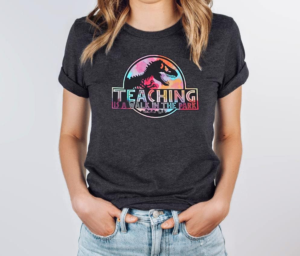 Teacher Shirt Women Wildflower Teacher Shirts Helping Little Minds Grow Kindergarten Teacher Tee Inspirational Tops - Image 4