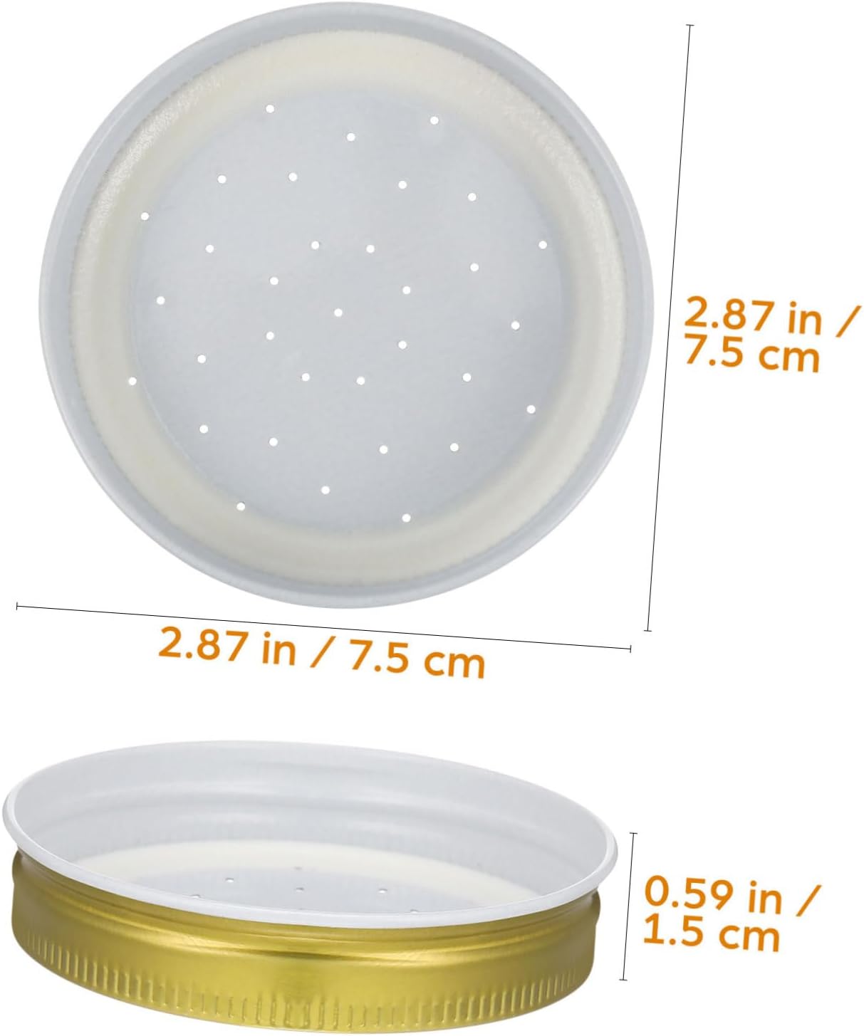 VICASKY Water Feeder Lid for Beehive Entrance Replacement Honey Bee Feeder Cover Durable Wood Beekeeping Accessory 4-Pack 2.87 Inch Size - Image 2