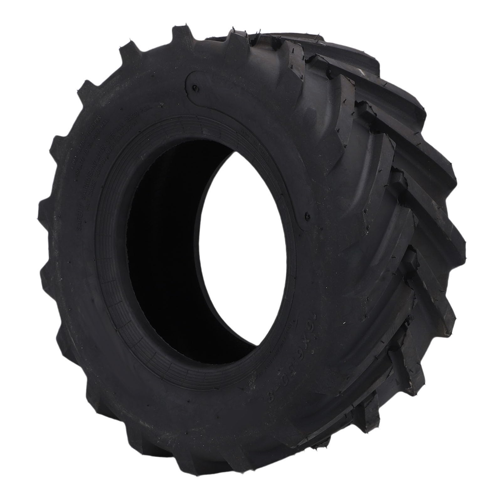 Akozon Neumático sin Cámara 16x6,50-8, Alta Tracción, Neumático para Tractor Agrícola, Cortacésped, ATV, Cultivadores