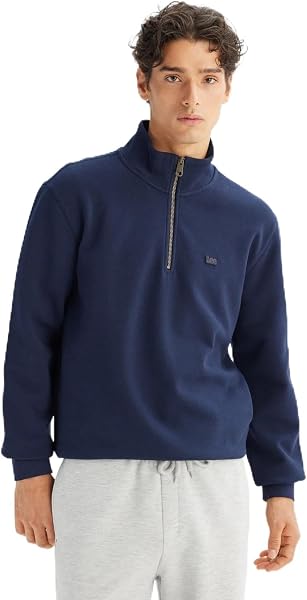 Lee Pike Interlock Half Zip Sweatshirt, L2520312411