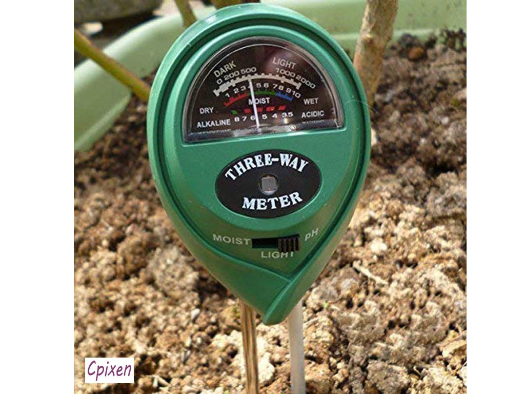 Cpixen Soil Moisture Light Inspect Acidity Meter PH Tester 3 in 1 Soil Thermometer for Plant Health at Indoor & Outdoor (B081K1S4HJ) Amazon Price History, Amazon Price Tracker