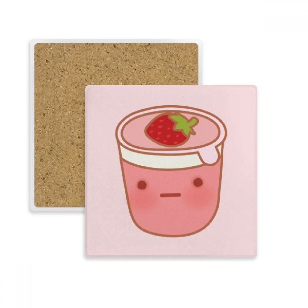 Coupe du coaster tasse porte absorbant pierre carré multicolor imprimé