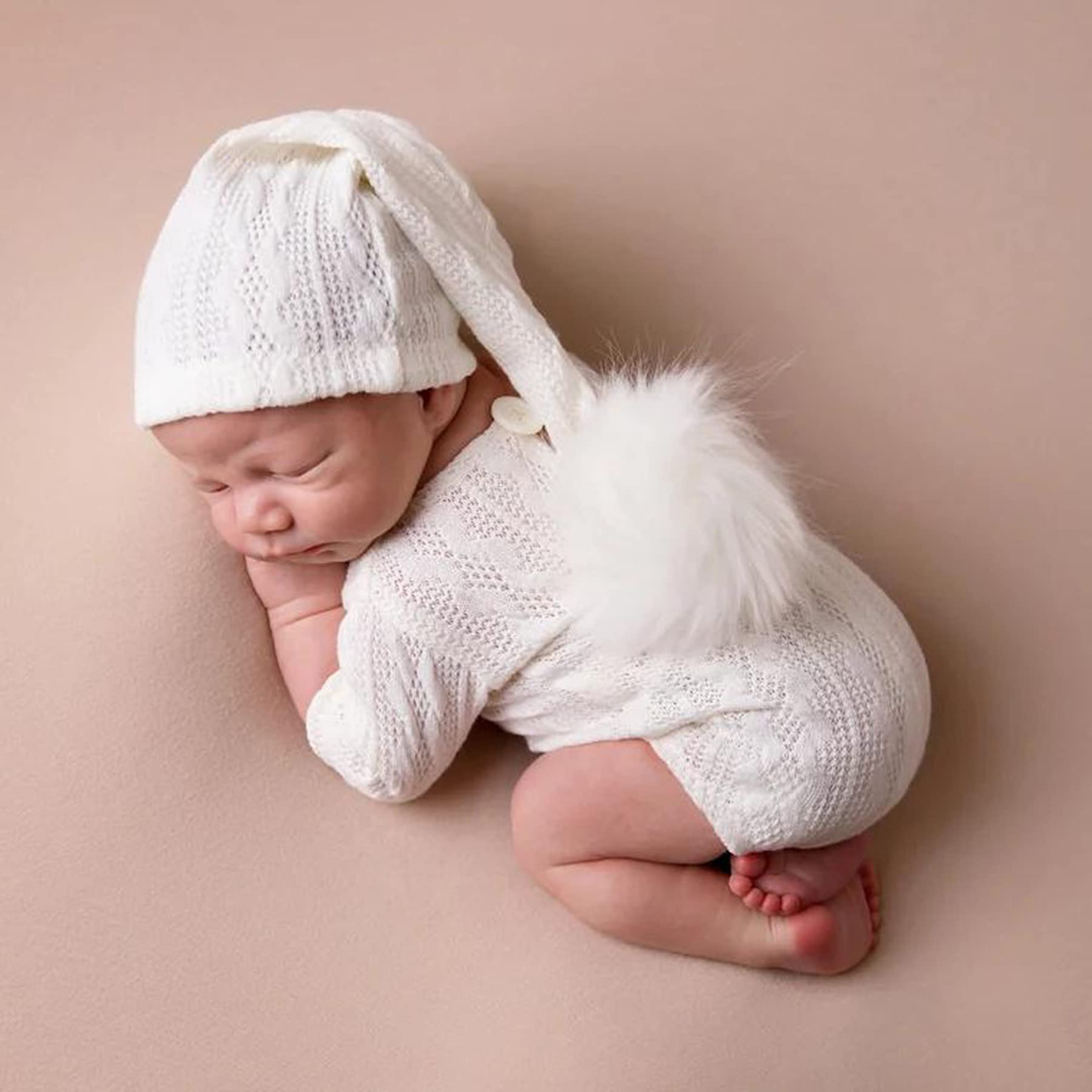 ZeroestProps for Newborn Photoshoot Boy Infant Picture Outfits and Props Newborn Romper Baby Boy Photography