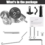 CZS Sheet Metal Cutter Drill Attachment, Electric Drill Shears Attachment Cutter Nibbler, Metal Nibbler Drill Attachment for Cutting Iron, White Sheet, Steel, Copper, Aluminum