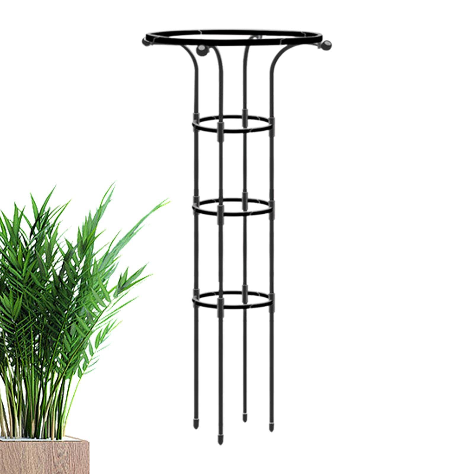 Torre de rejilla resistente contra el óxido para guiar plantas trepadoras