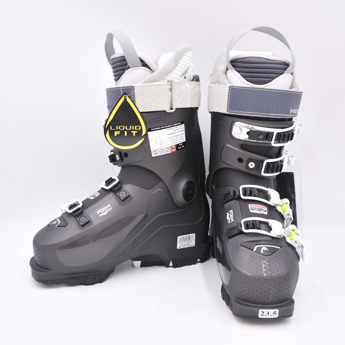 Amazon.com : HEAD Women Edge LYT 100 W GW Anthracite Boots, Size