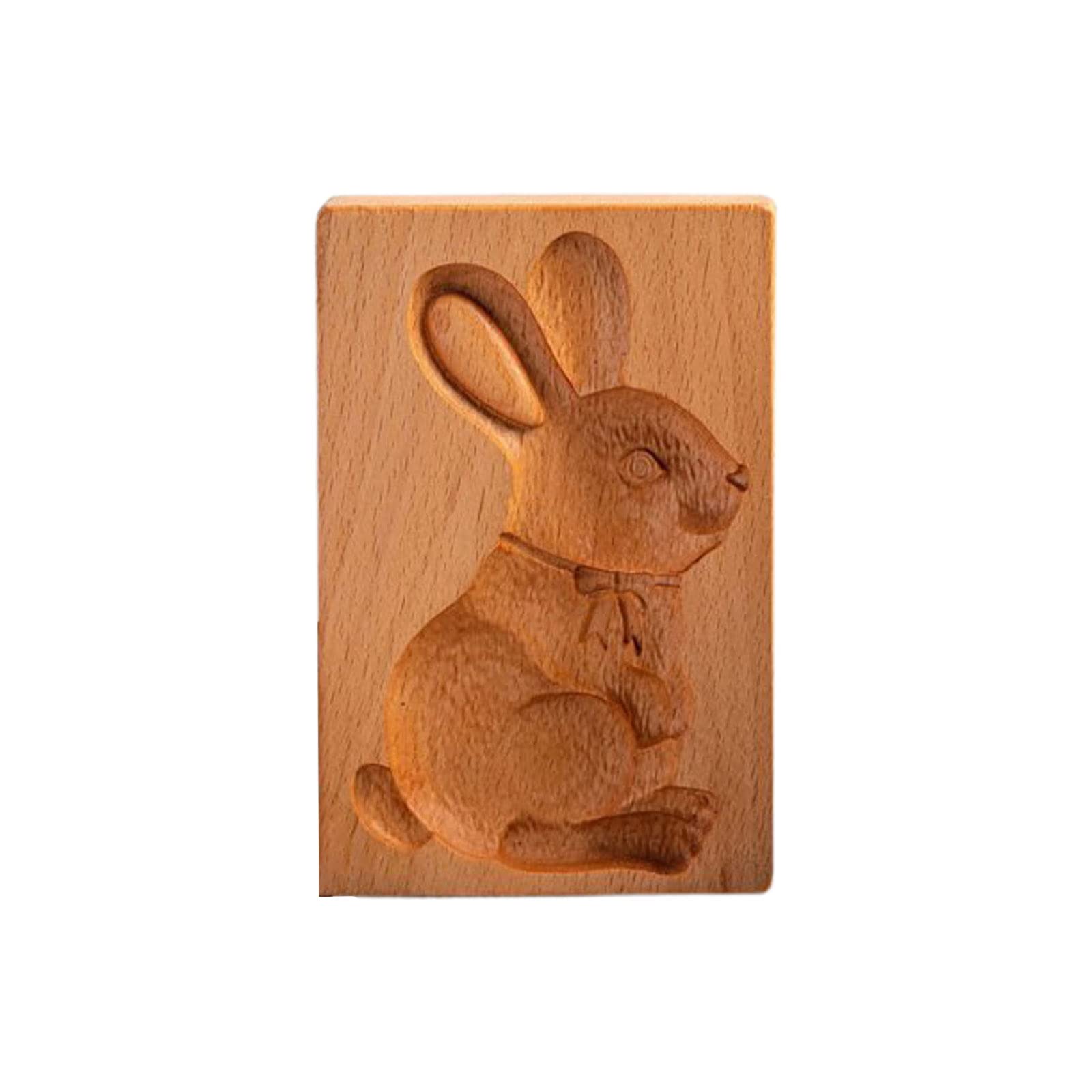 Tsophreniq Cookie Biscuit Molds Baking Tool Kitchenware Wood 6 Styles Choose for Lover Wood Cookie