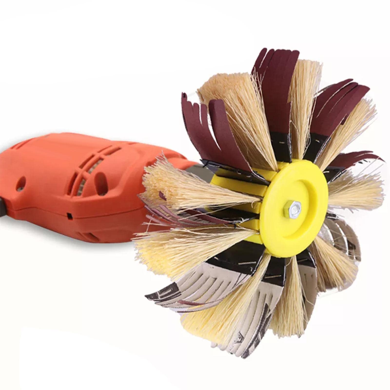 Sisal Polishing Wheel Polishing Brush Wheel for wood Carving|Rotary Tools|Home & Garden-image-5