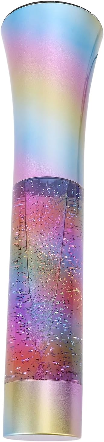 Fydun Colorful Glitter Liquid Motion Lamp - 13 Inch USB Powered Rainbow LED Night Light for Relaxation and Ambiance Enhancement