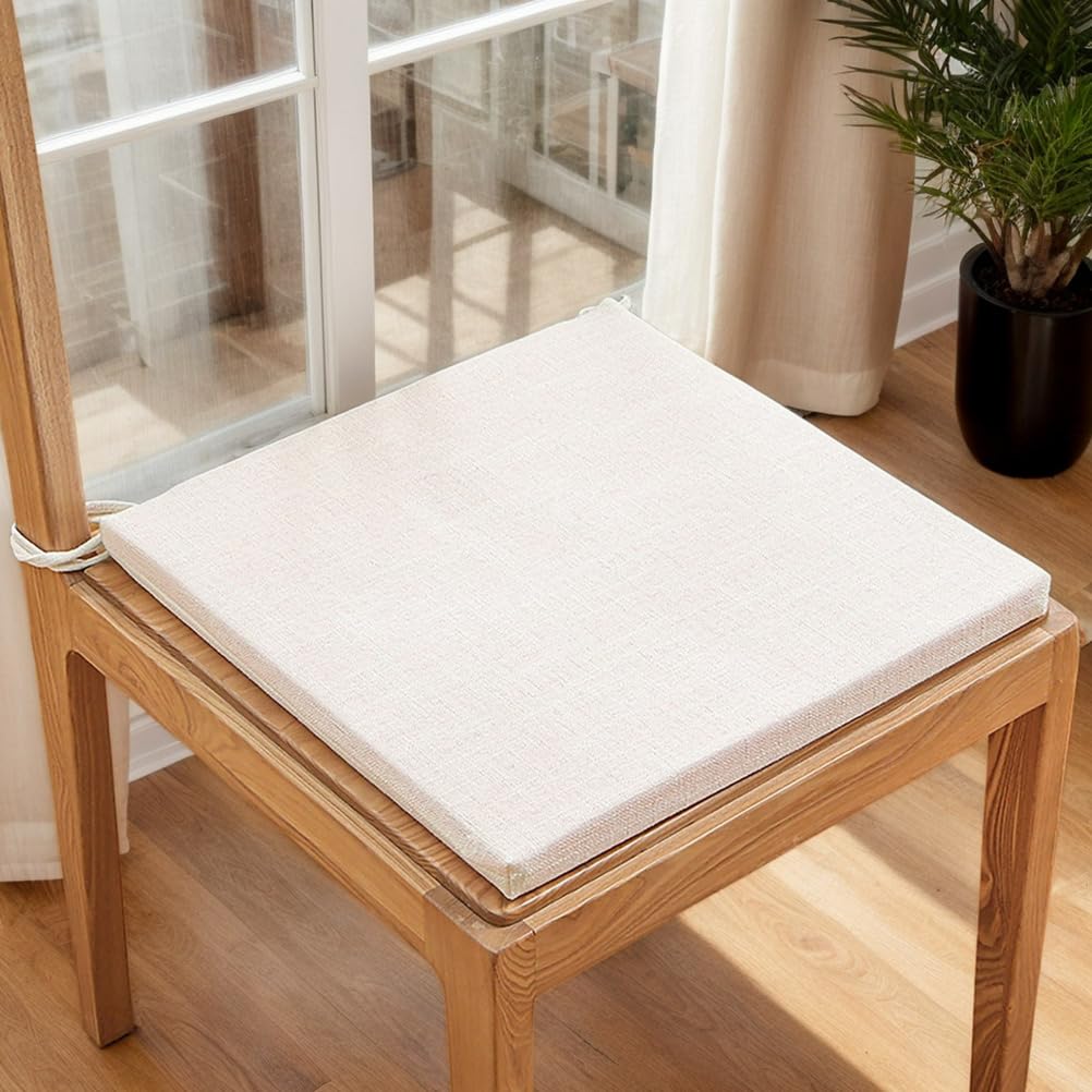 Coussin de cuisine lavable antidérapant lot de 4 pour chaise inconfortable