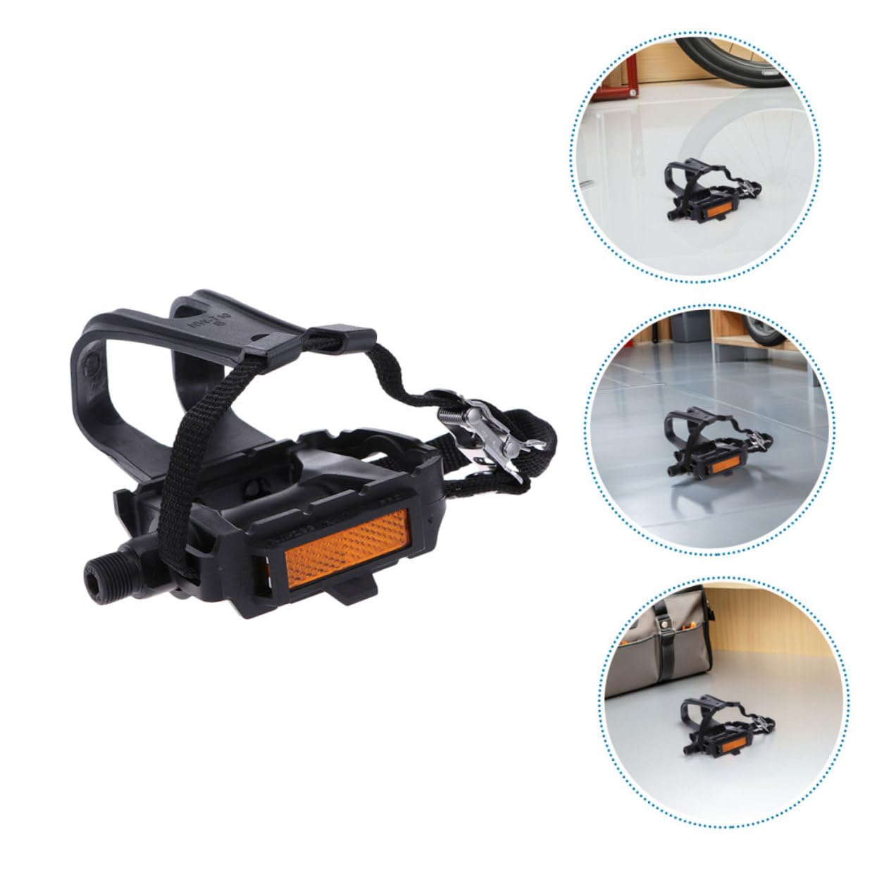 TOYANDONA 2 Pares Correas para Pedales De Bicicleta De Piñón Fijo y Carretera Correas Ajustables Antideslizantes para Calapiés Aplicables para Ciclismo Ruta