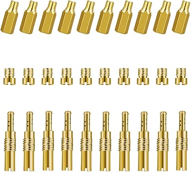 Amazon Co Jp Yuenwuzinic メインジェット パイロットジェット 30個セット キャブレターノズル メインジェット セット キャブレターセッティング Pwk Pe Cvk Gy6ケイヒンなどに対応 バイク用 キャブレターパーツ 幅広い互換性 3種類 車 バイク