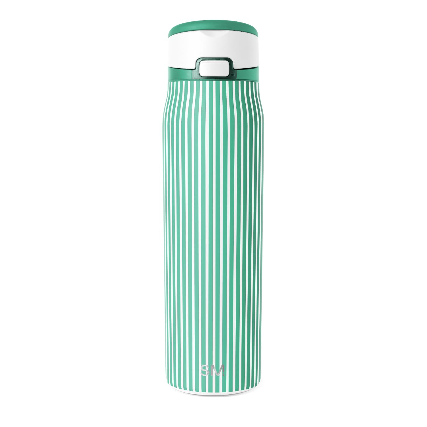Simple Modern Mesa Loop Water Bottle with Covered Straw and Handle | 30oz Cup Holder Friendly Insulated Stainless Steel Bottles for Travel, Sports and