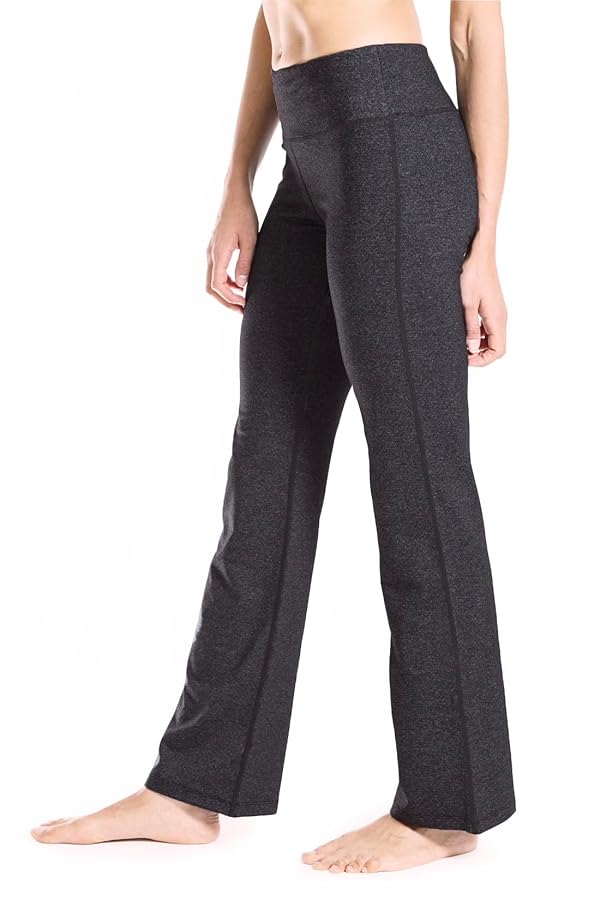 Yogipace Women's Bootcut Flare Yoga Pants with Pocket, Flare Leggings for Workout, Travel & Everyday,31",Charcoal,Size M by Yogipace - Used condition - US$9.05