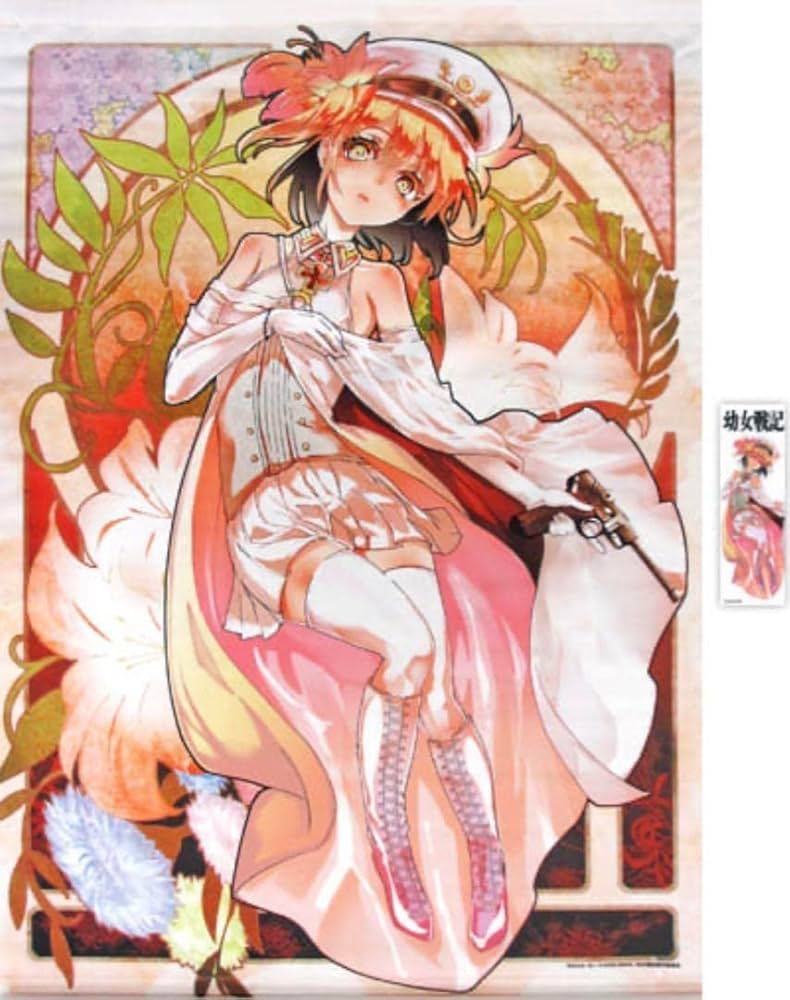 幼女戦記 原作刊行10周年記念 原作絵柄 アクリル額装入り複製