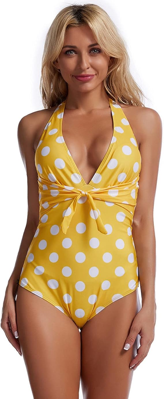 lilico Traje de baño de una pieza para mujer, talla grande, sexy