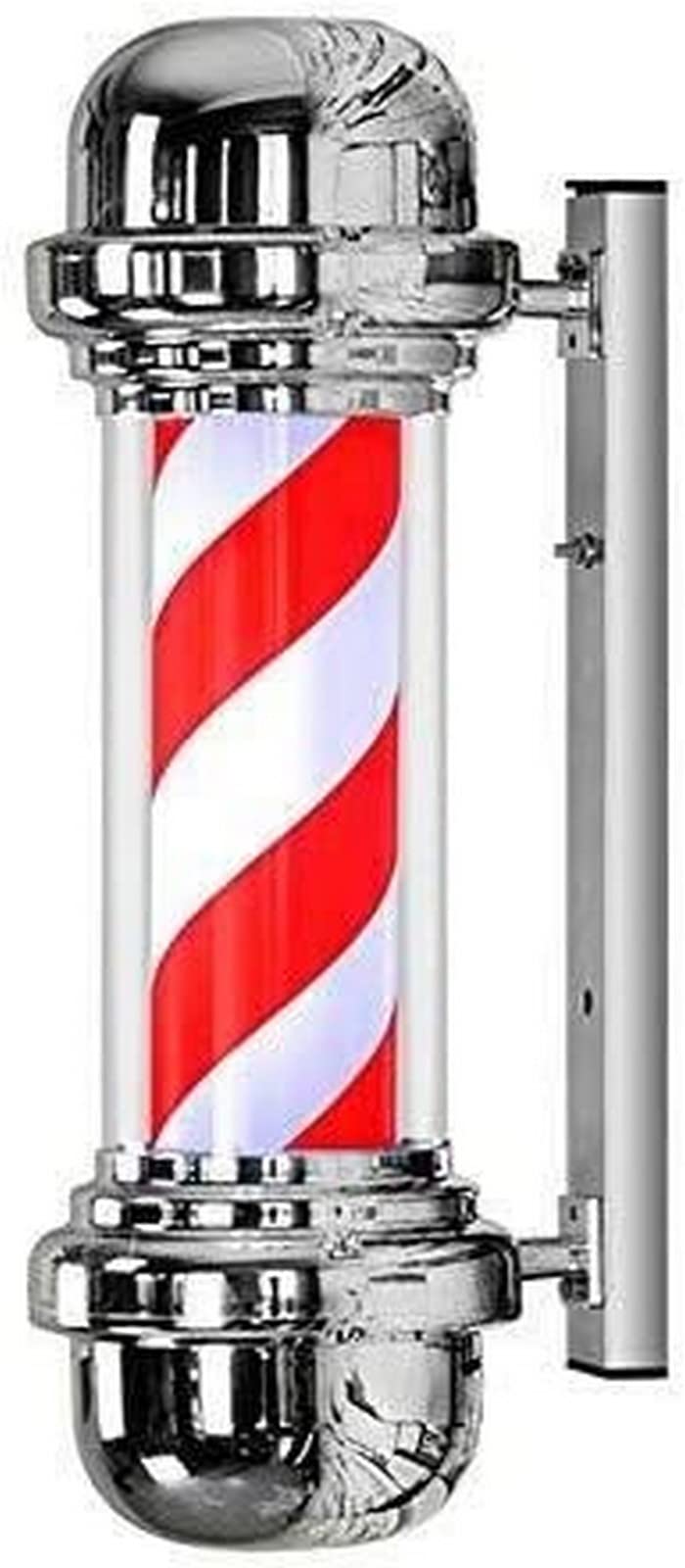 Enseigne de coiffeur barbier lumineuse murale et rotative - 8