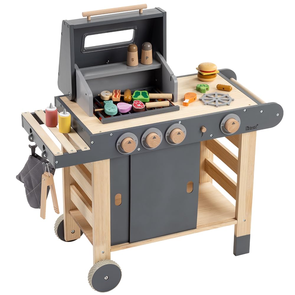 howa Maxi - Barbecue da gioco per bambini, con 25 accessori, 4825 pezzi