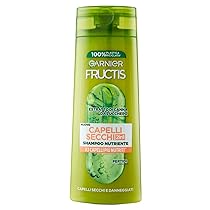 Garnier Fructis Shampoo Nutriente 2in1, Per Capelli Secchi e Danneggiati, Azione Riparatrice, Con Estratto di Canna da Zucchero, 250 ml