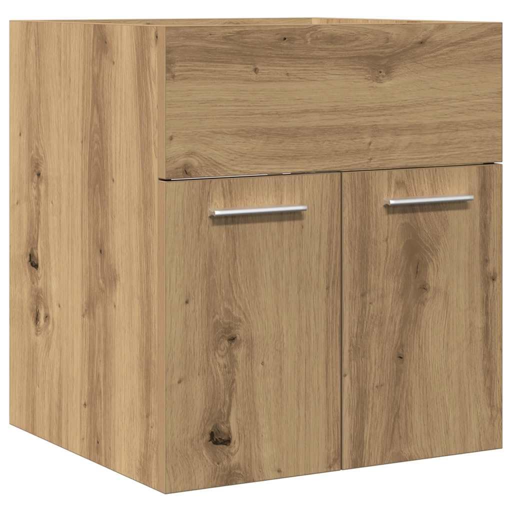 Lavabo 41x38,5x46 cm Madera mecanizada Color roble