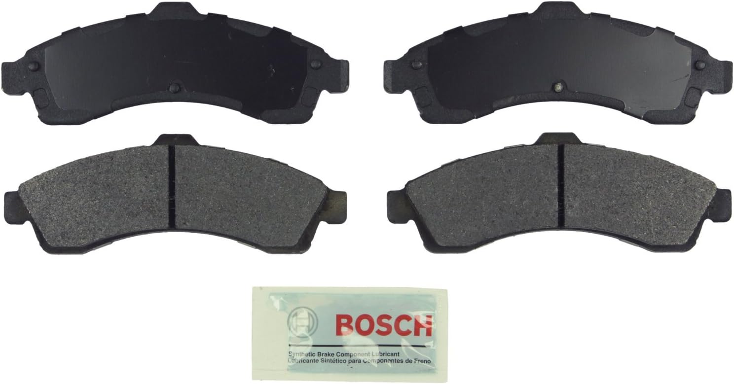 BOSCH BE882 Blue Ceramic Disc Brake Pad Set - Compatible With Select Buick Rainier; Chevrolet SSR, Trailblazer, EXT; GMC Envoy, XL, XUV; Isuzu Ascender; Oldsmobile Bravada; Saab 9-7x; FRONT