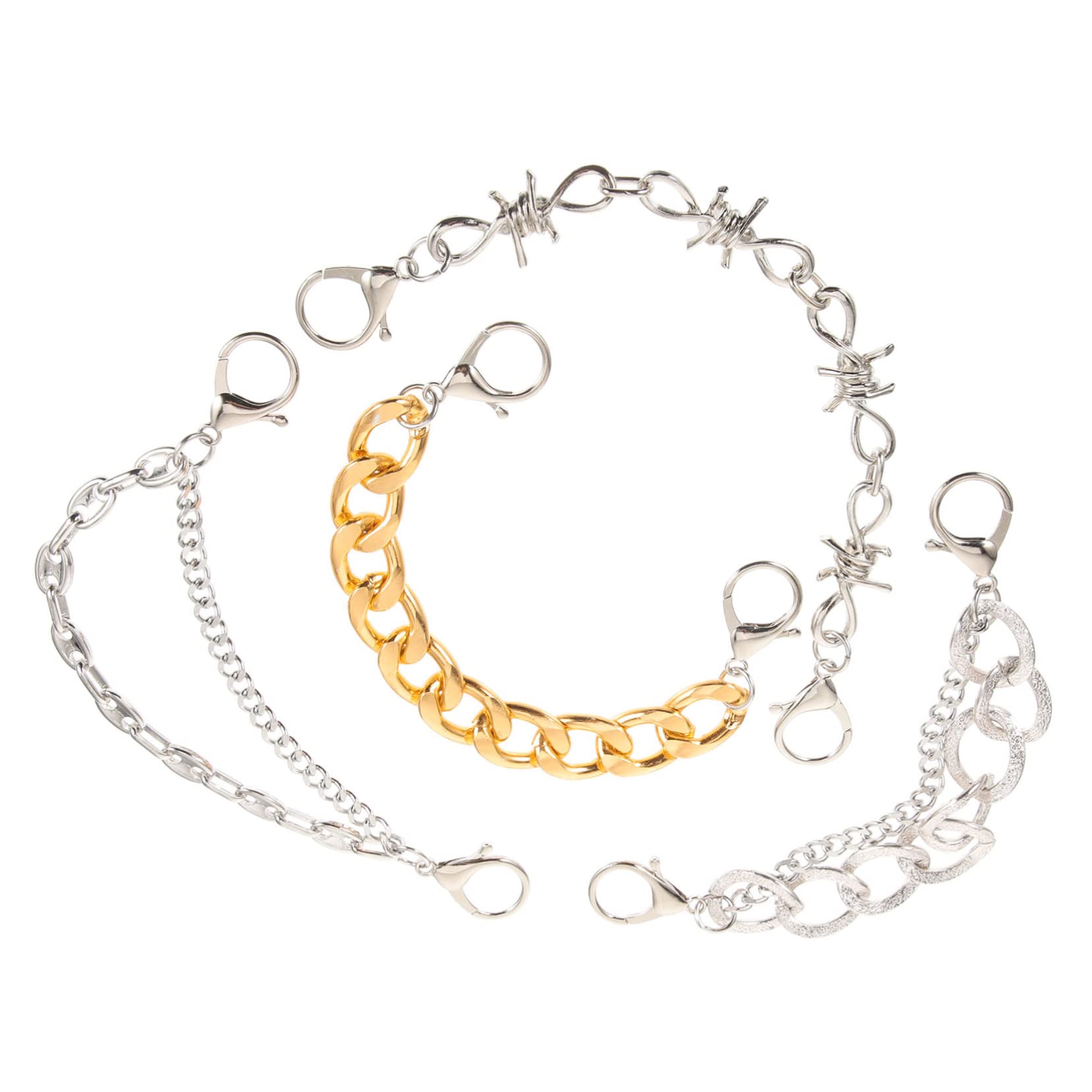 8pezzi Catena Per Scarpe Metallo Con Charms Decorativi Per Uomo e Donna Accessori Per Scarpe Con Design Chic e Facile Installazione Adatti Sandali