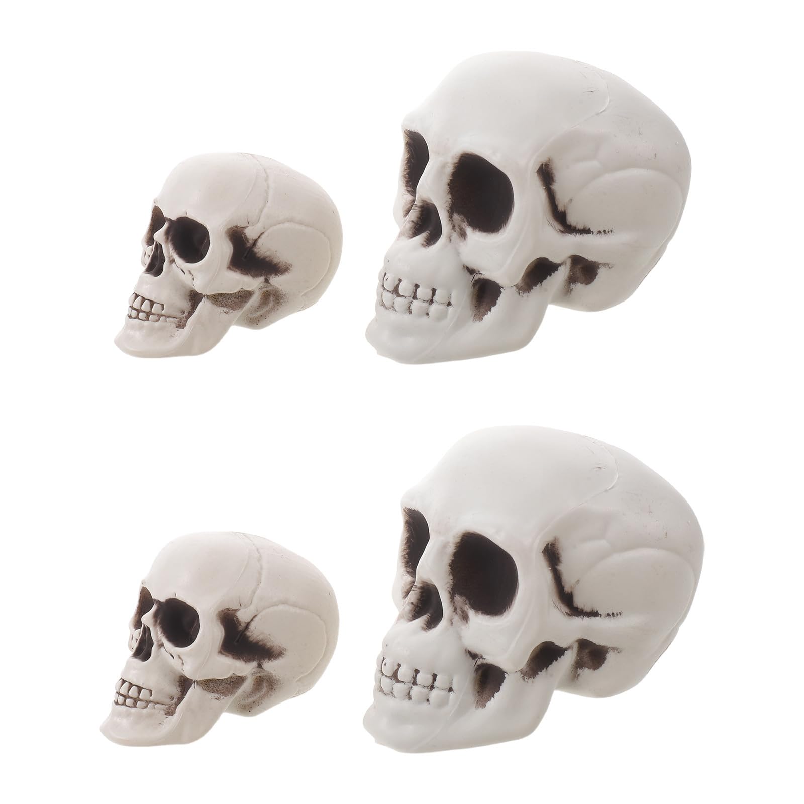 Calaveras de plástico mini Zerodeko para solucionar la falta de espacio en decoración gótica