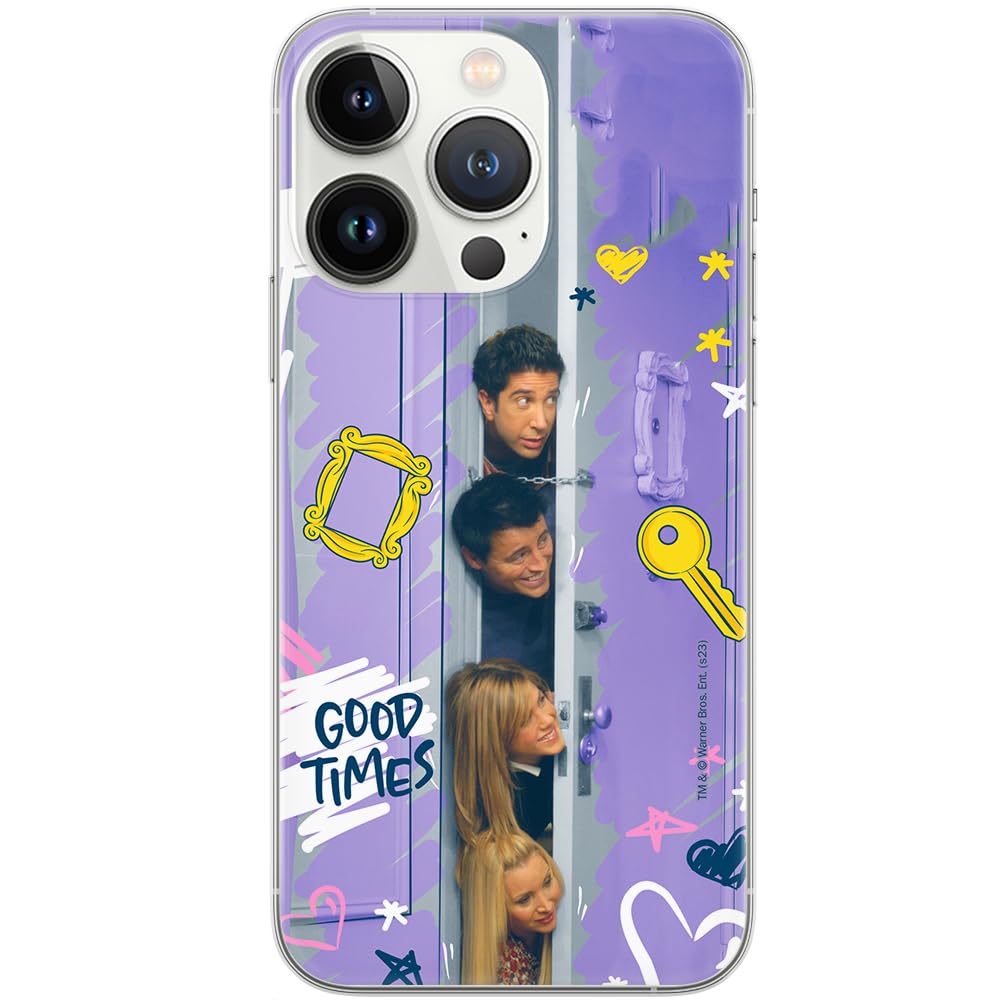 ERT GROUP mobile phone case for Iphone 13 PRO original and officially Licensed Friends pattern 036 optimally adapted to the shape of the mobile phone, case made of TPU