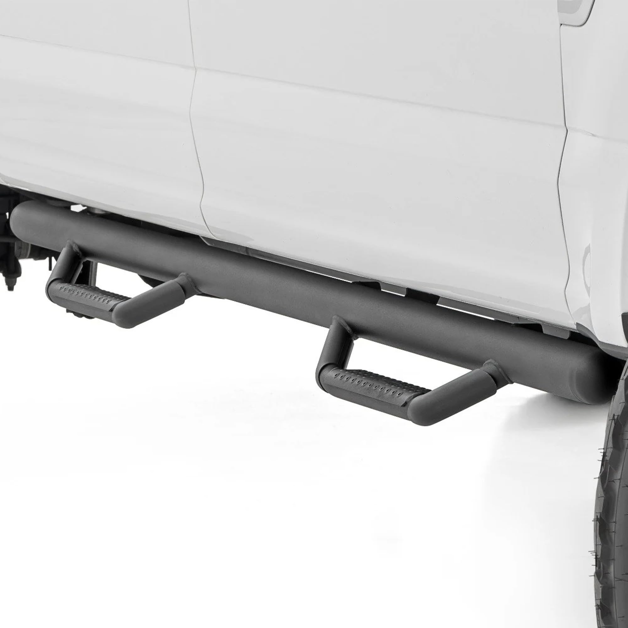 Photo 1 of *Dirty* Rough Country Nerf Step Bars for Crew Cab Trucks (Black)