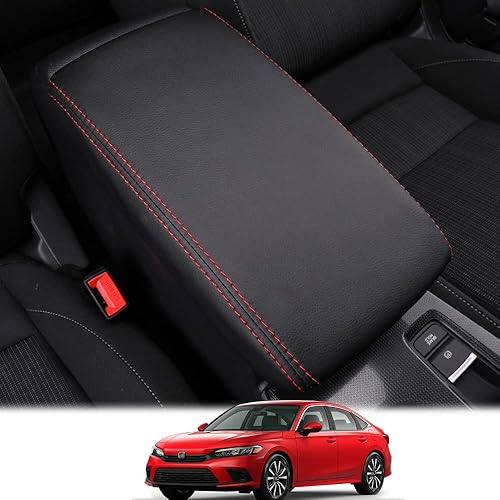 Miniatura 8 de Rifoda Funda para reposabrazos de consola central Civic de 11 generación, adecuada para Honda Civic Sedan Hatchback LX EX EX-L Sport Touring 2022,