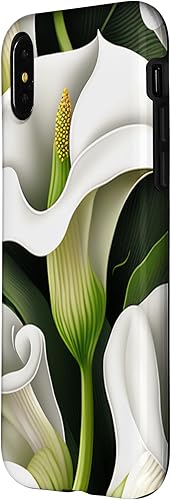 Miniatura 8 de iPhone 11 - Funda vintage inspirada en lirios de cala, flores y amantes de las plantas, para hombre