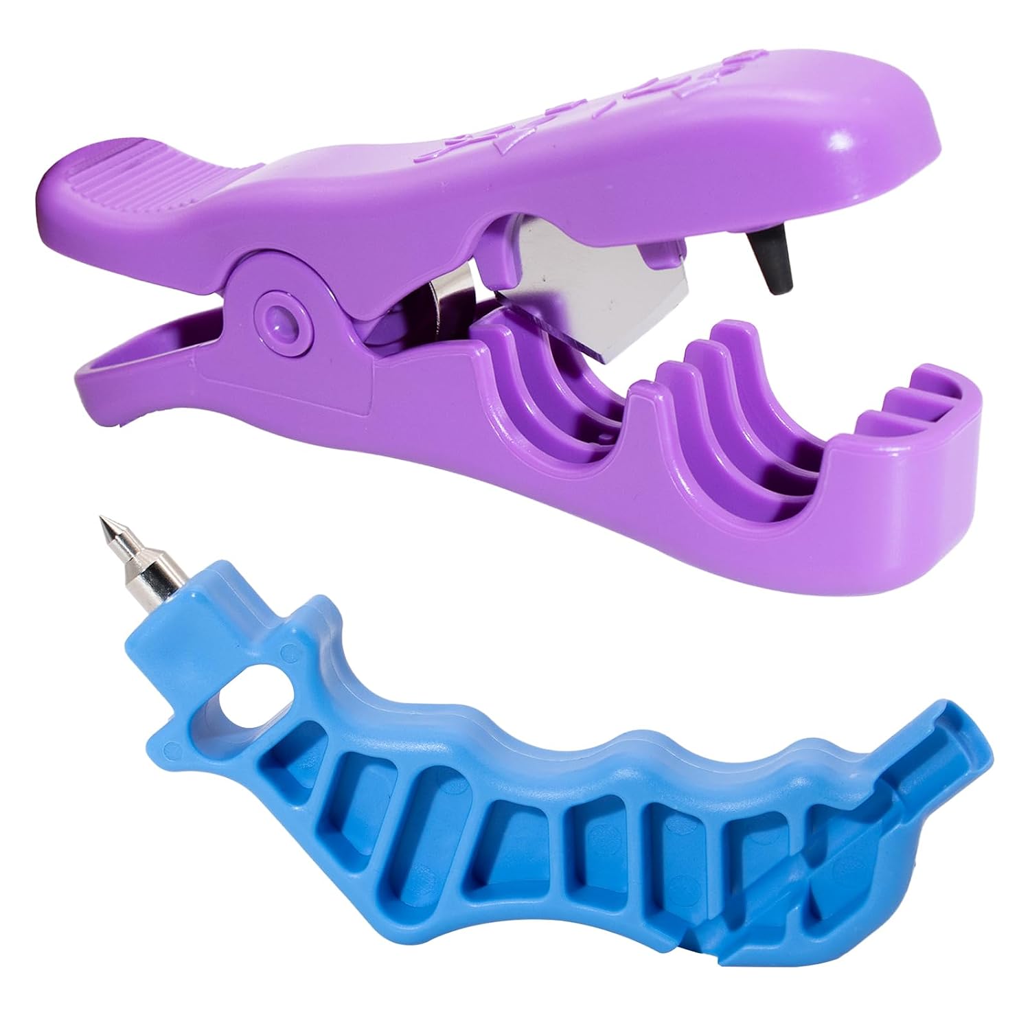 2PCS Drip Irrigation Punch Tool, 2 in 1 Hole Punch & Tubing Cutter
