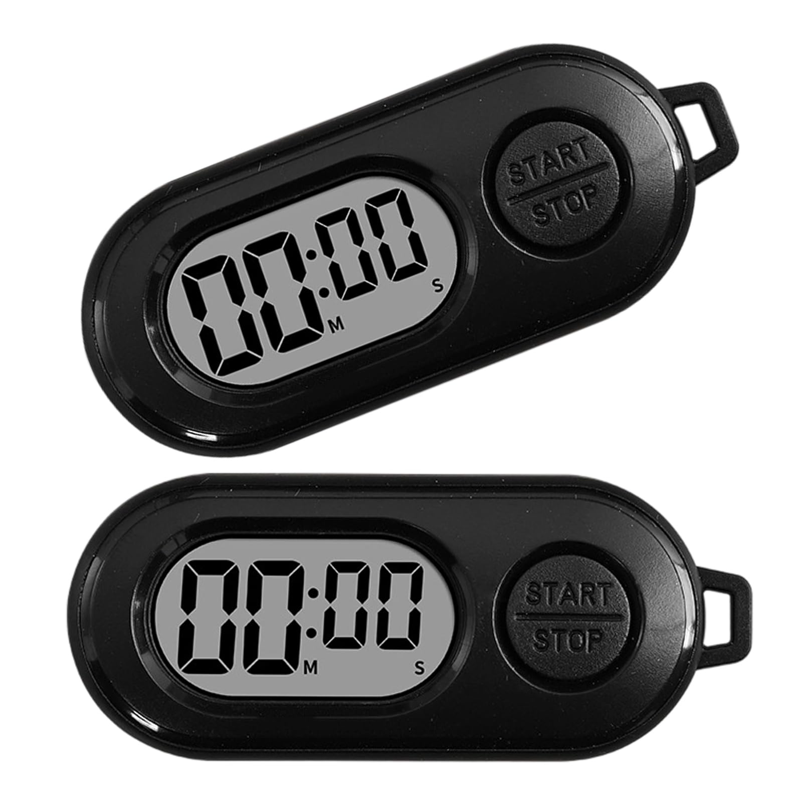 Keychains Digital Timer Timers High Accuracy Waterproof ABS Timers Upgrades for Fitness Baking Experiments High-Accuracy Small Keychain Timer